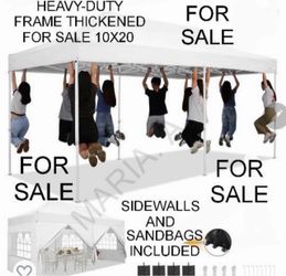 10x20 Pop Up canopy Tent with Removable Sidewalls for Parties Backyard Events Patio Wedding