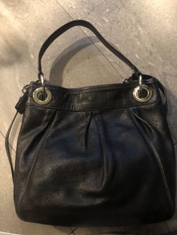 Coach leather cross body and shoulder bag