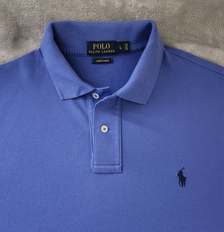 Polo Ralph Lauren Men's Short Sleeve Shirt Size:L Color: Blue 