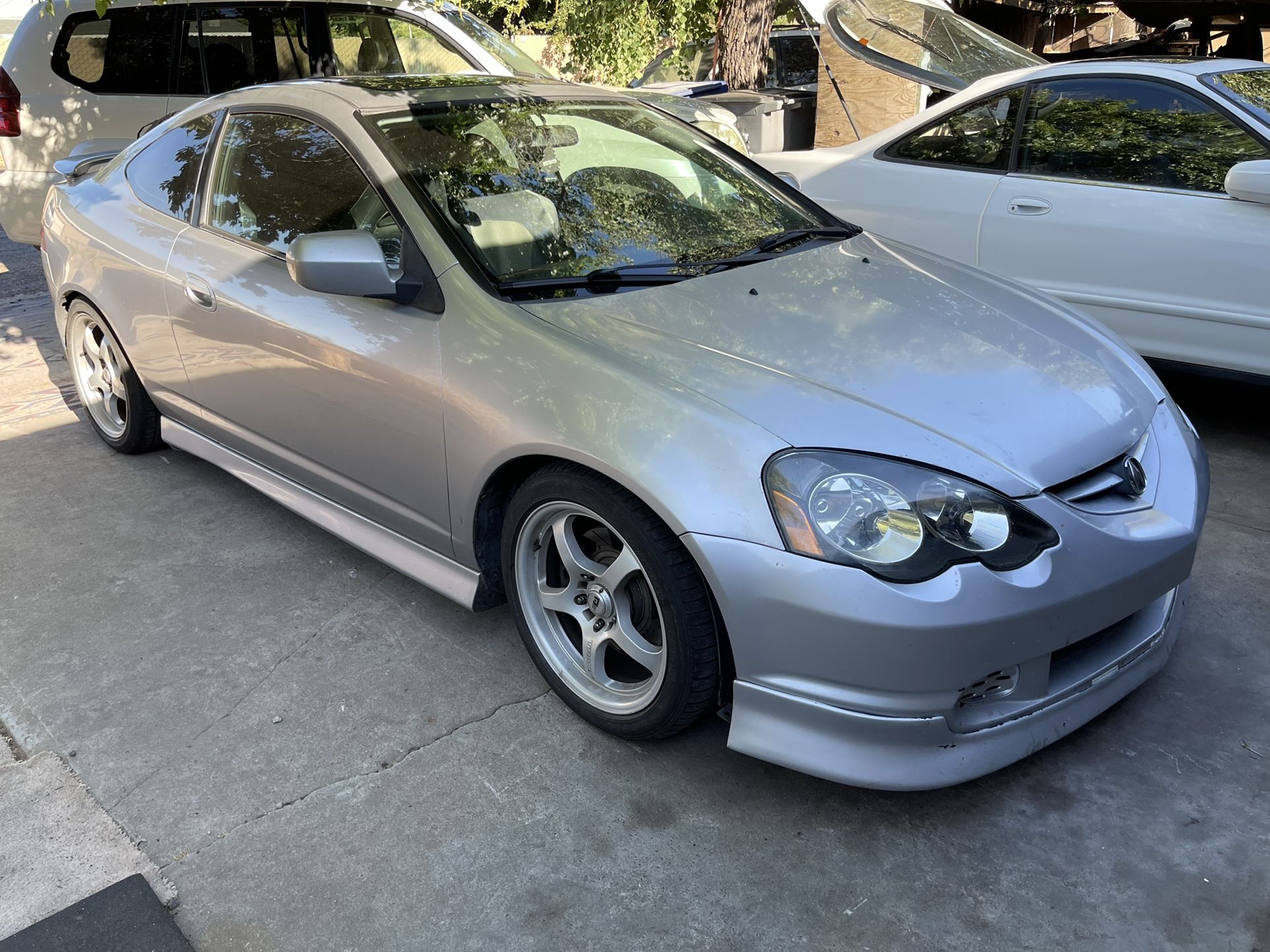 Silver Acura Rsx Type S