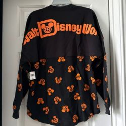 Halloween Pumpkin Mickey Glow in the Dark Ghost Sweatshirt