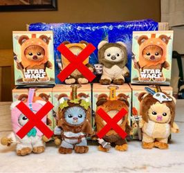 Ewoks Star Wars Keychain  Plush Pendants