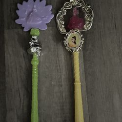 Tiana And Belle Wands