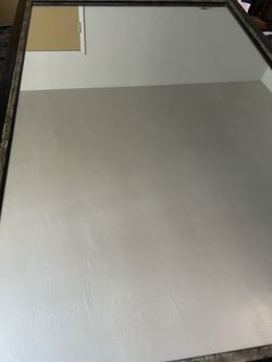 Living Room Mirror W/custom Frame. 