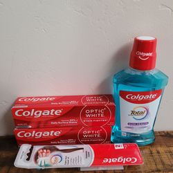 Oral Care Colgate & OralB Mouthwash Toothpaste Toothbrush