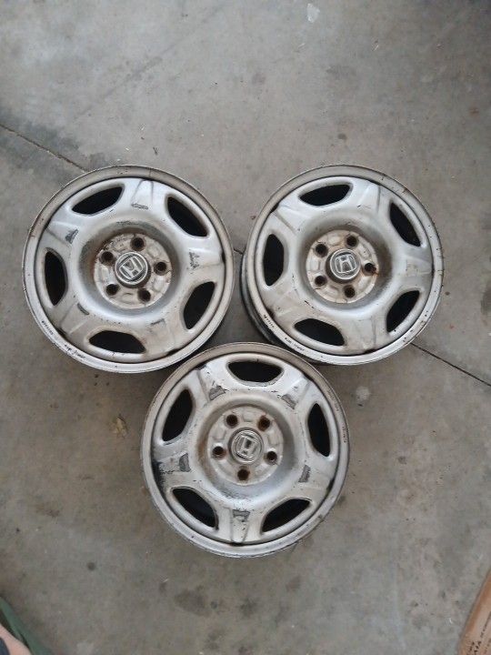 Honda Rims, 15's, (X3)