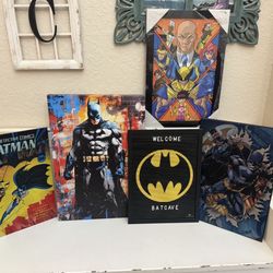 DC Batman & Xman Decorative Wall Art Frames