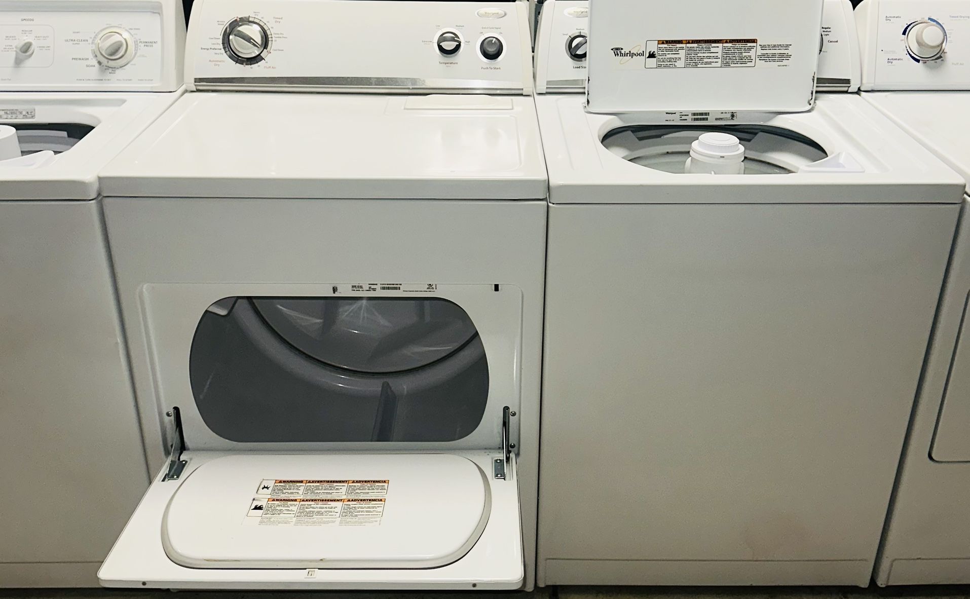 Whirlpool Fully Refurbished Washer & Topload Set