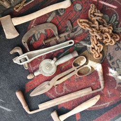 Antique Garage Tools