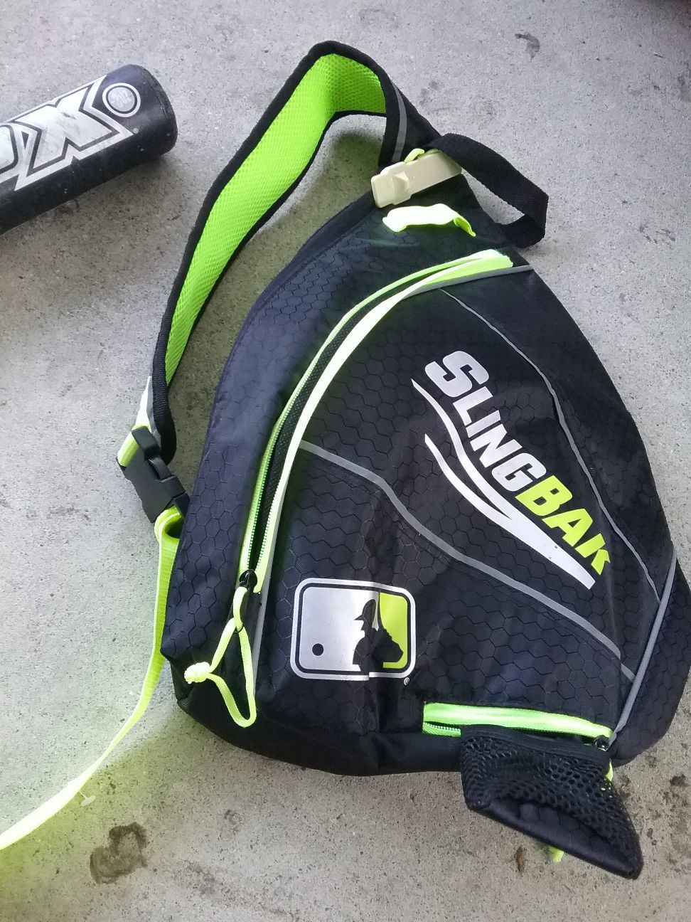 Baseball sling bag back pack