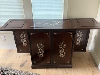 Rosewood Bar With Mother Of Pearl