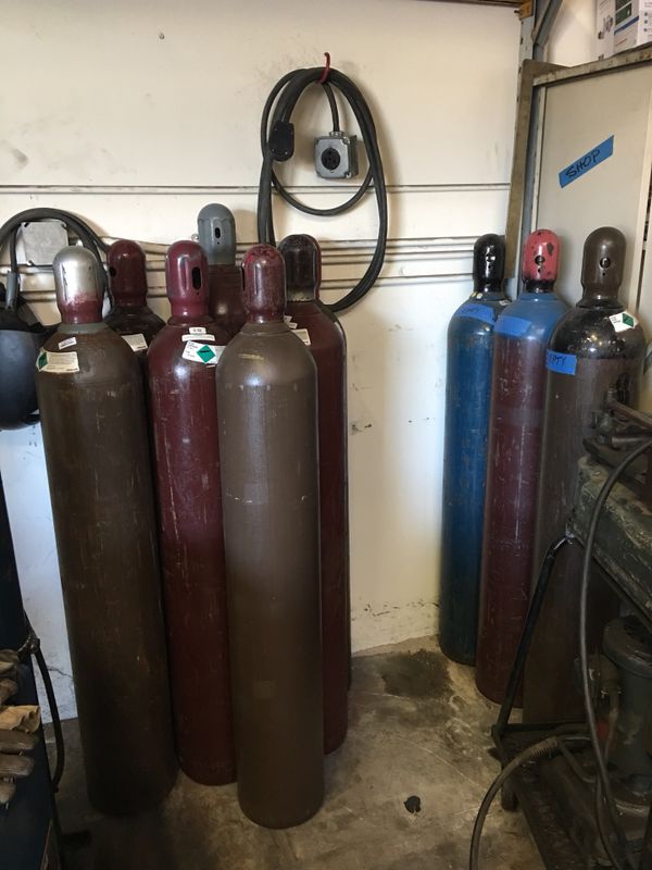 Welding gas bottles customer owned full for Sale in Santee, CA OfferUp