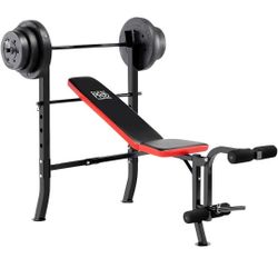 Weight Bench And Pull Up Bar