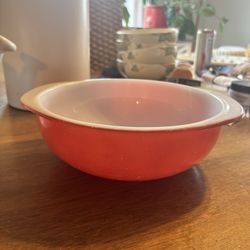 1950s Vintage Pyrex | "Desert Dawn (Pink)" | Casserole Dish