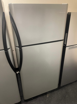 Whirlpool Top Freezer Fridge – Stainless, clean, works great