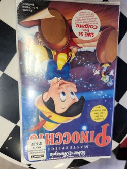 New still in package Pinocchio vhs