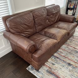 Leather Sofa And Love Seat 