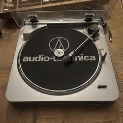 Record Player With Records 