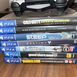 PS4 Controller w/ Games