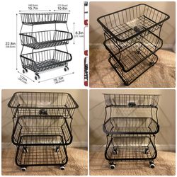 3-Tier Basket Storage $25