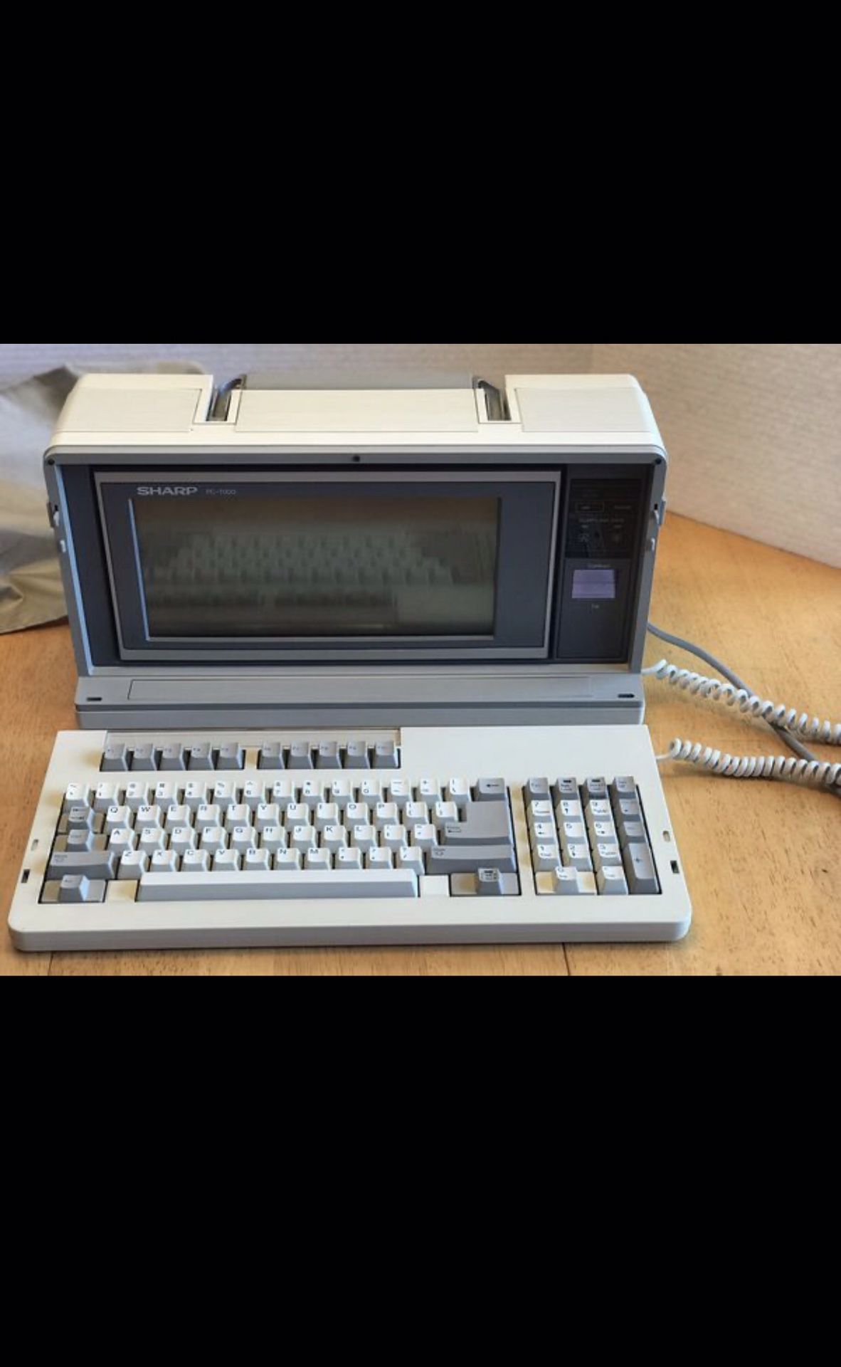 Vintage 1985 SHARP PC-7000 Portable Computer