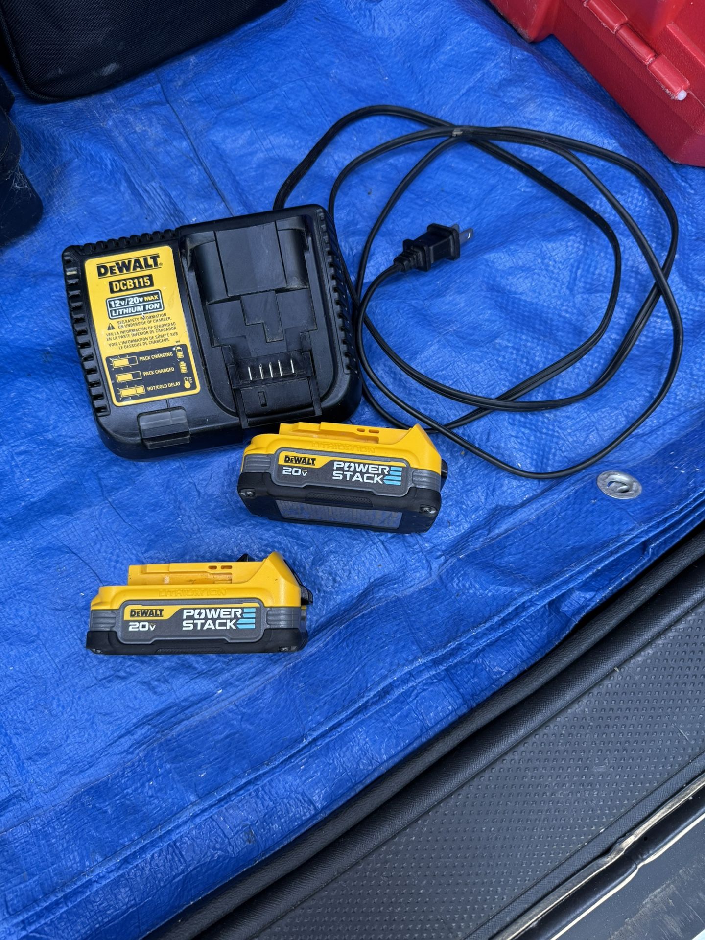 Dewalt 2 Battery + Charger $120 All Firm Price Thanks