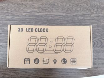 3D Led Clock