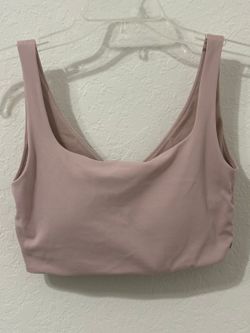 Lululemon Mauve Scoop Neck Sports Bra Size S/M