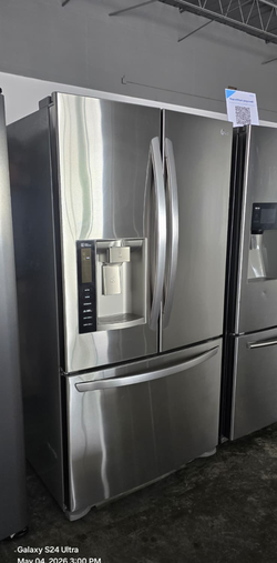 LG French Door Fridge – Stainless, Ice/Water Dispenser