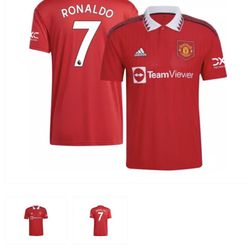 adidas Manchester United '22 Cristiano Ronaldo #7 Home Replica Jersey