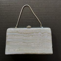 Elegant Vintage Silver Clutch