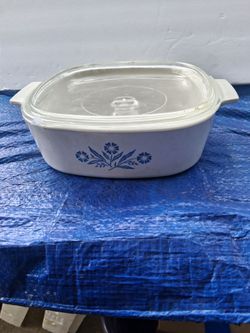 CORNINGWARE CORNFLOWER BLUE 2 QT./ LID