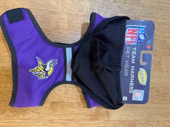 NFL Minnesota Vikings Purple Pet Harness, Medium