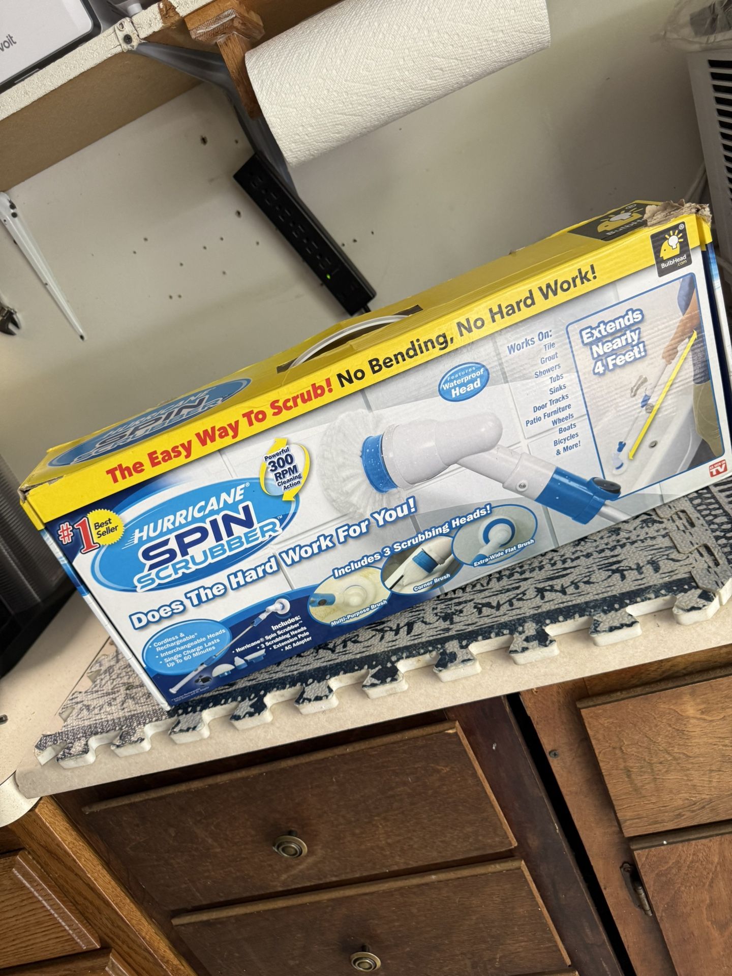 Hurricane Spin Scrubber For Bathroom Cleaner