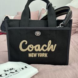  Coach Cargo Tote Bag 20 - Black