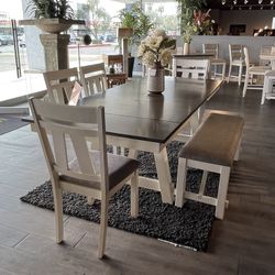 Table 4 Chairs And Bench 