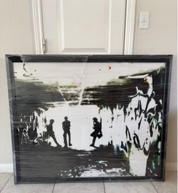 Massive 4ft Framed Austin Gallery Art