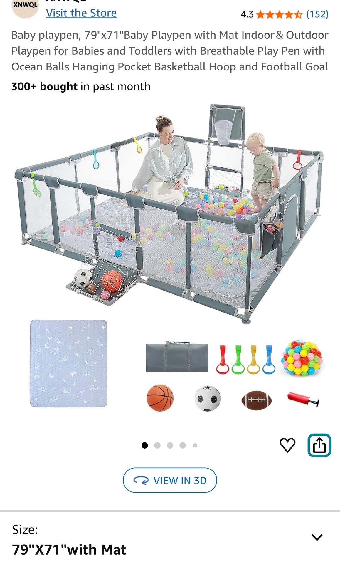 Baby Play Pin 