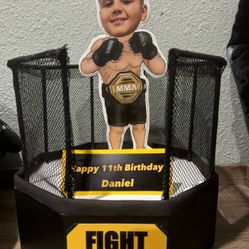 MMA Ring Party Centerpieces 