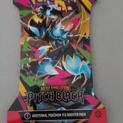 Pitch black Pokémon cards $,10 a pack.