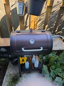 Pit Boss Charcoal Grill with Side Shelf