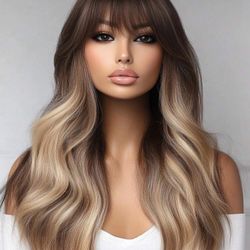 Ombré Synthetic Wig  20”