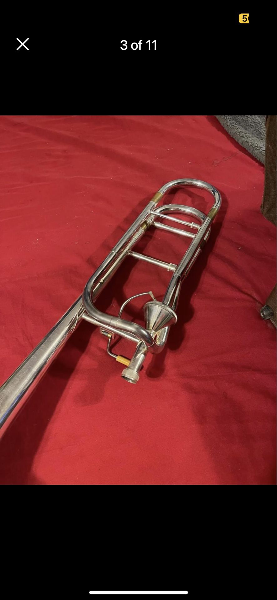 Bach Stradivarius Trombone With Extra Mouth Piece 