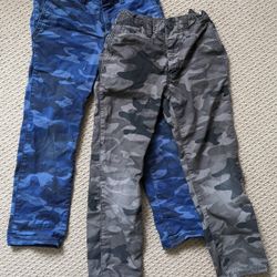 2 Lot GAP Kids Camouflage pants Size 6y