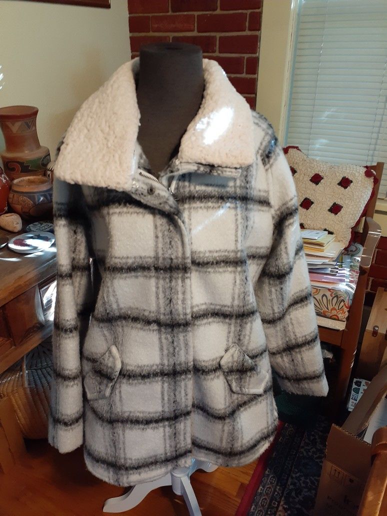 Size Large Women's Coats Suede Cotton Clean  & More Sold Separately