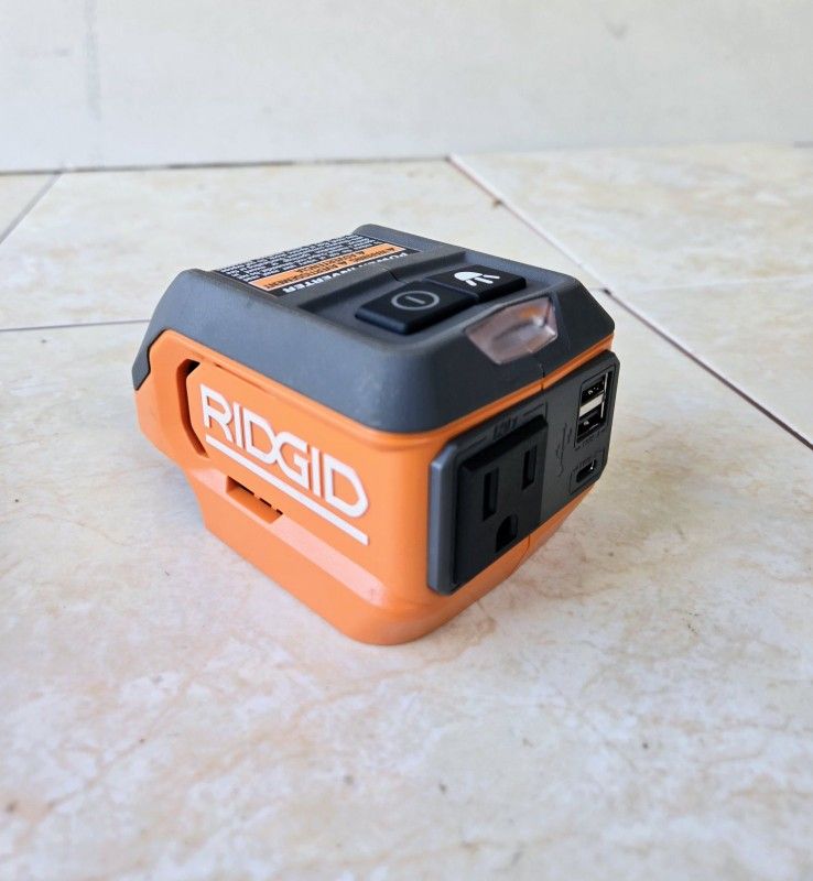 RIDGID 18V 175watt Power Inverter (tool only)