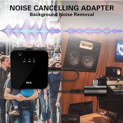Wireless Lavalier Microphone System with Noise-Reducing Mic Adapter, Ideal for Interviews, Vlogging, and YouTube Videos