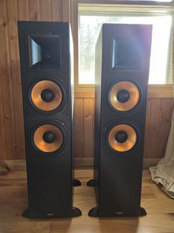 Klipsch RF3 II Black Tower Speakers