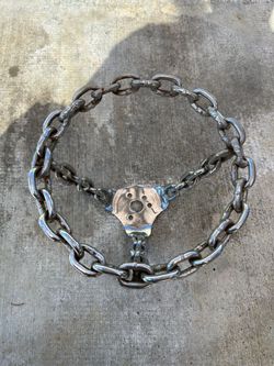 Lowrider Chrome Chain Steering Wheel