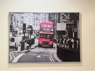 IKEA Vilshult London Bus 55" x 39" Room Decor